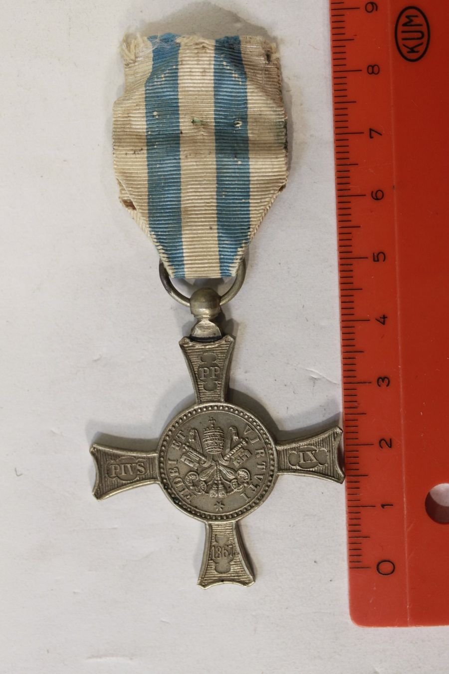 Medaillen: Croix de MENTANA 1867 – Gebraucht aus La plaine von 7A6T2ME 1