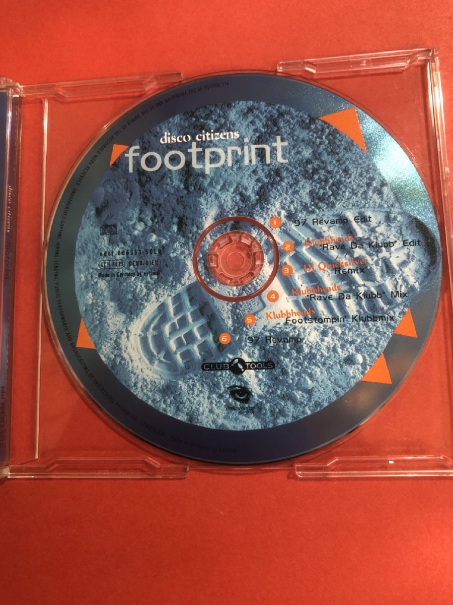 CDs: Disco Citizens Footprint CD Single   – Gebraucht aus Flaach von rubo7 2