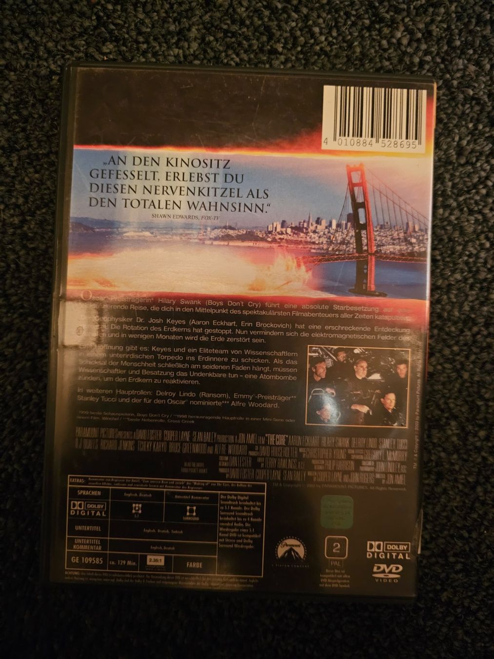 Tutti i DVDs: THE CORE(13610) – Usato da Ruswil venduto da M71 1