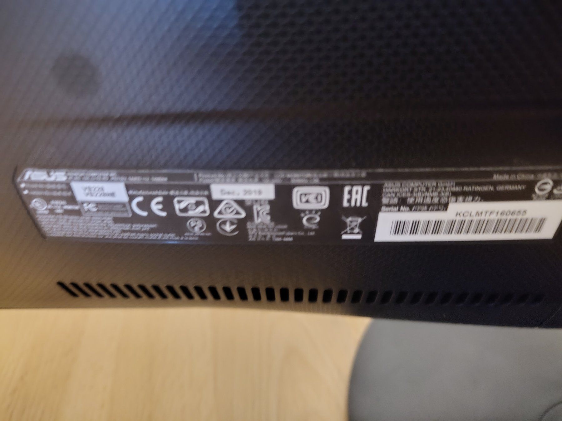 Monitore: Monitor ASUS – Gebraucht aus Zürich von ChFurmi 2