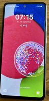 Samsung Galaxy A52 S 5G Smartphone weiss mit Schutzhülle