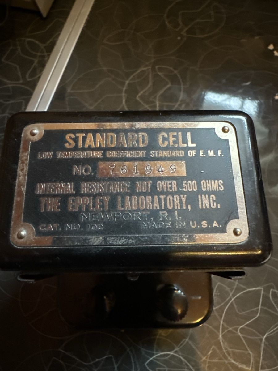 Componenti elettronici: Vintage Standard Cell Eppley Laboratory Messinstrument – Usato da Winterthur venduto da 1122