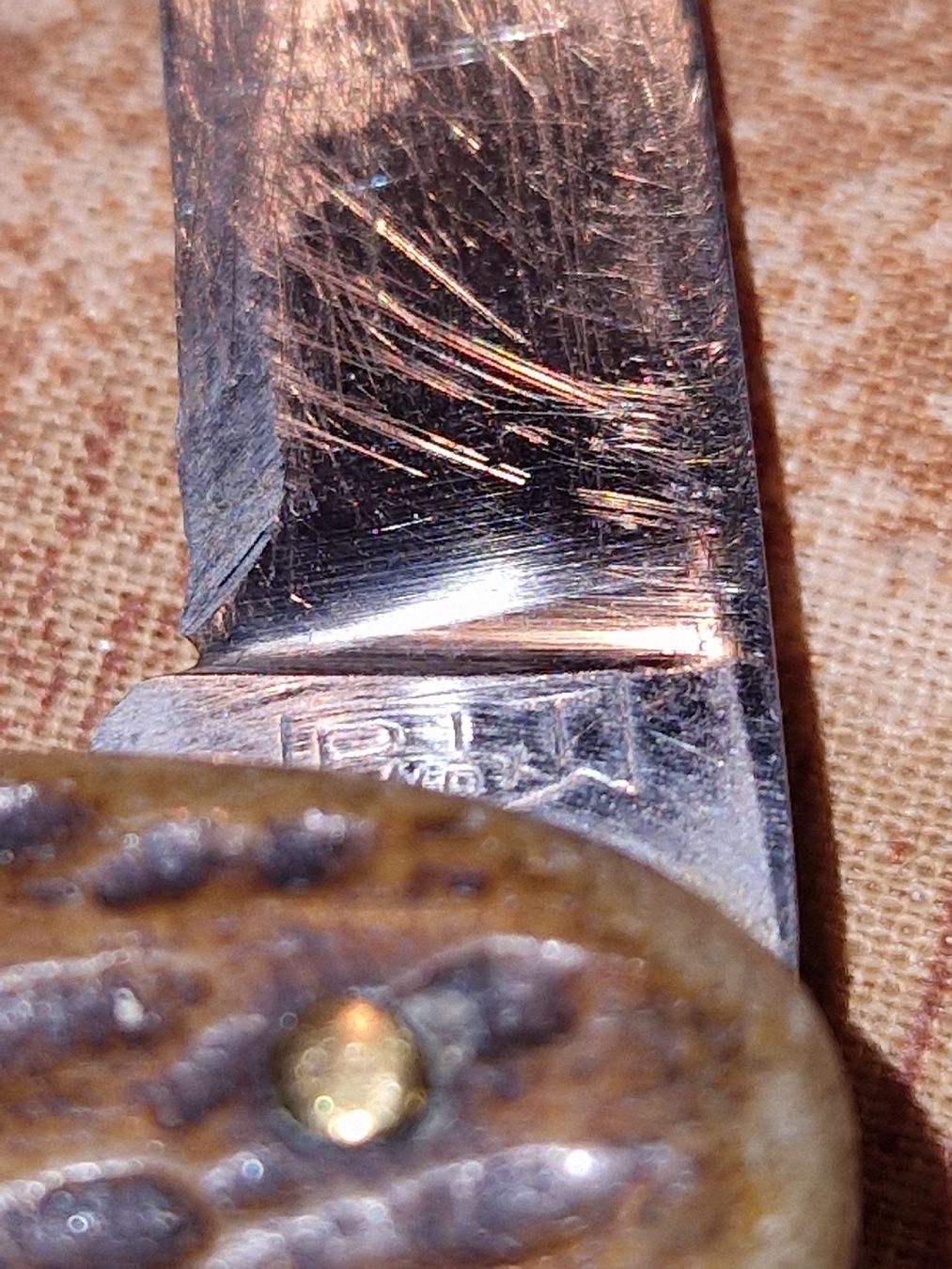 Coltelli tascabile: Altes Taschenmesser mit Hirschhorn. – Usato da Willisau venduto da mar_j55v 6