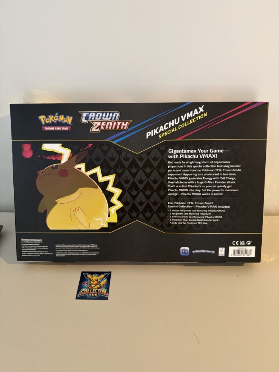 Pokémon Carte collezionabili: Pokemon Cron Zenith Pikachu VMAX Banger Collection Top – Nuovo (secondo la descrizione) da Lommiswil venduto da CollectorOne 1