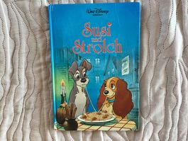 Walt Disney Buch Susi und Strolch, gebrauchter Zustand