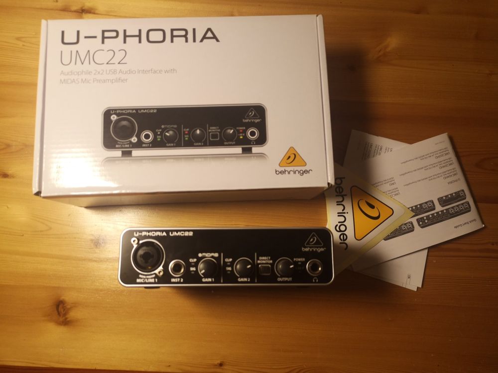 Behringer UMC22 (Gebraucht) in Loc für CHF 25 – mit Lieferung auf ...