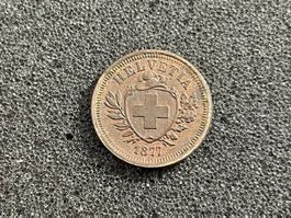 1 Rappen 1877 -unc