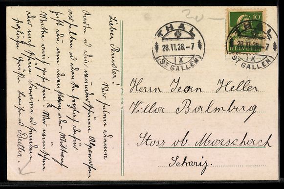 Ansichtskarten: Heiden, Ortsansicht, Kurhaus, Wasserfall – Gebraucht aus Berlin von bartko-reher 1