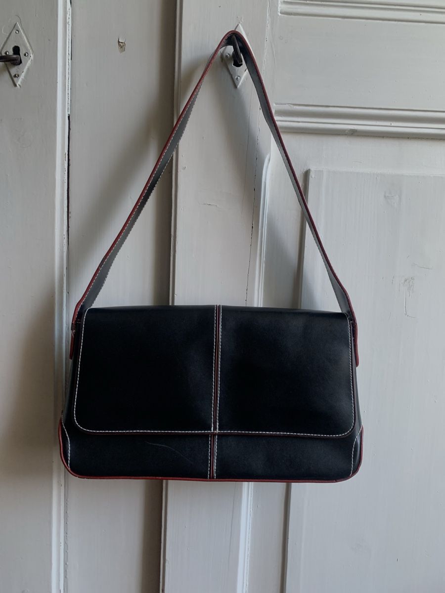 Borse da donna: Schwarz/rote Handtasche – Nuovo (secondo la descrizione) da Bern venduto da serafinaw 4