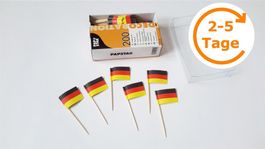 Partypicker, 200 x Flagge Deutschland