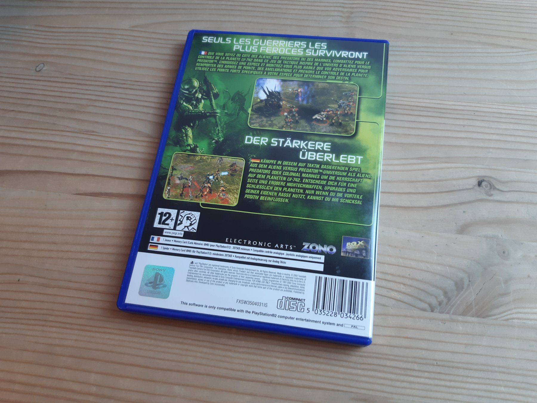 Sony Spiele: Aliens versus Predator Extinction PS2 – Gebraucht aus Welschenrohr von  2