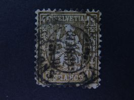 1881 Nr. 52 mit Vollstempel von Geneve mit Fehlzand