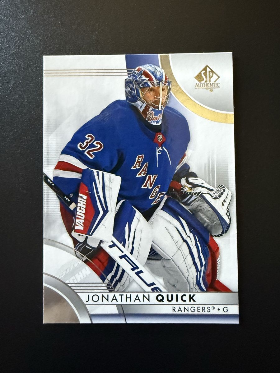 NHL Cartes à collectionner: Jonathan Quick - SP Authentic – Neuf avec emballage d'origine à Réchy par Leeroy1998