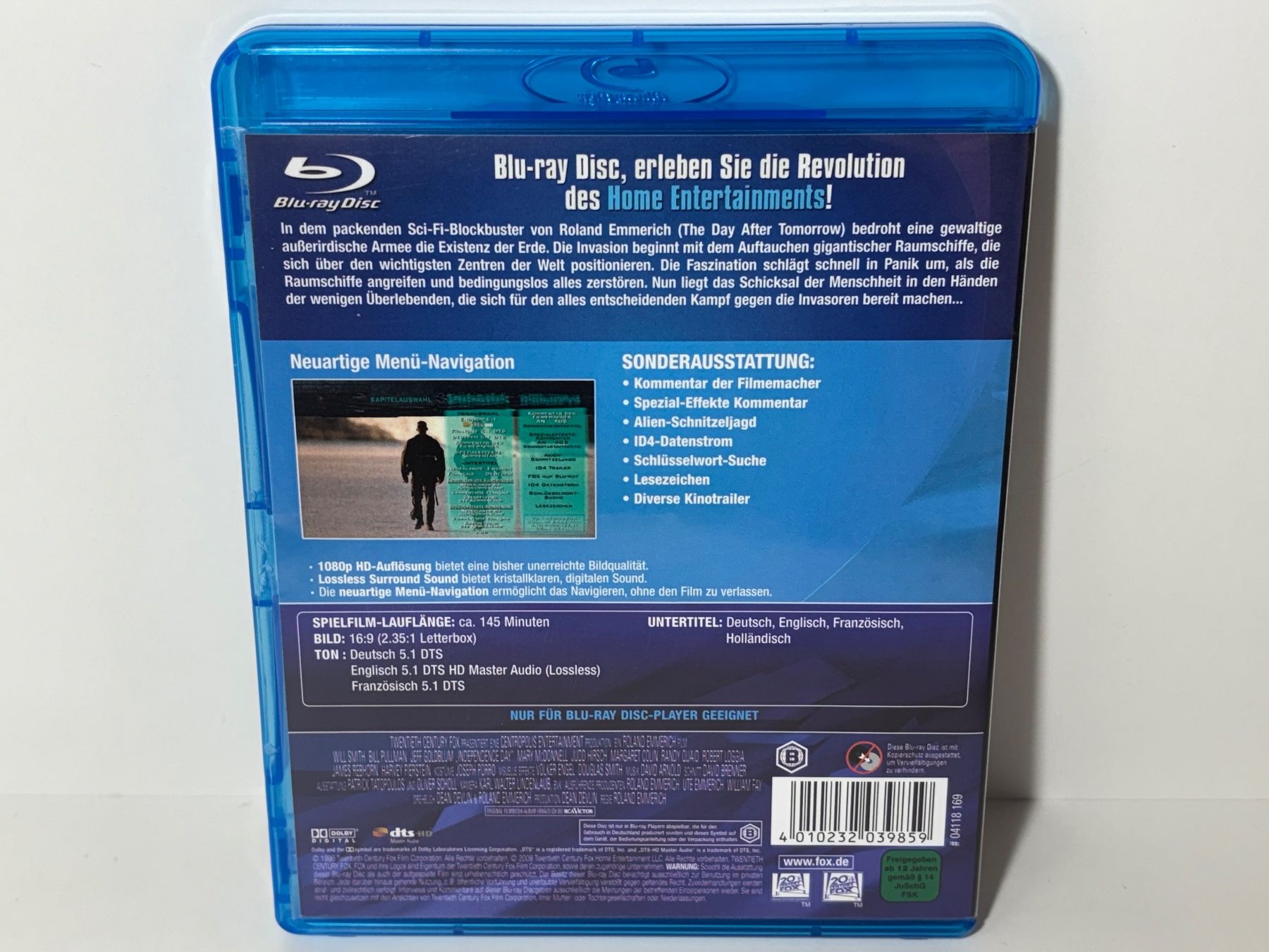 Alle DVDs: Independence Day Blu Ray – Gebraucht aus Wilderswil von Mr.Fury 1