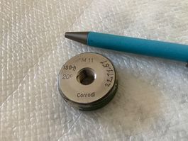 M11 Gewindelehrring GUT, Topzustand von CORRODI