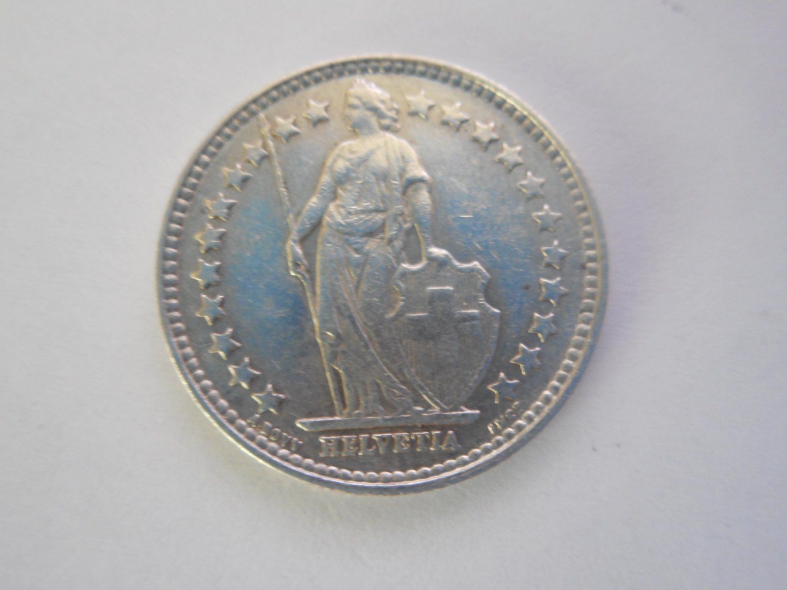 Alle Münzen: 50 Rp. 1929 silber  vorz – Gebraucht aus Kriegstetten von pizlad2010 2