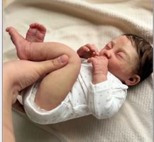 Original Reborns Monse Vollsilikon-Baby Agata (mit Zertifika