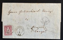 ALTBRIEF 1857 STRUBEL II BERNERDRUCK MIT ATTEST