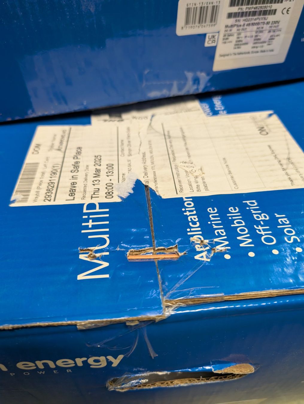 Victron Wechselrichter: Victron 3-Phasen-System Multiplus 2 48/5000, Komplettset – Neu und originalverpackt aus Hallwil von simonw1 2