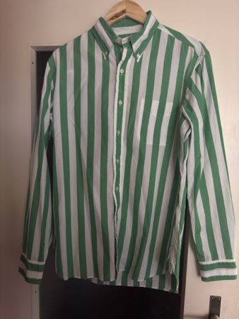 Kenneth Field Striped Shirt Size M