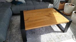 Salontisch Massivholz Eiche geölt Einzelstück