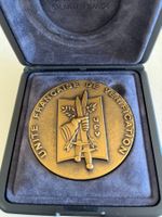 🏅 Médaille UFV en Bronze 1990 France – Coffret Velours