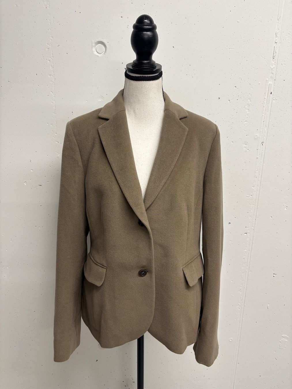 Jacken: St.Emile Blazer aus Wolle & Angora beige Gr. 40 – Neu (gemäss Beschreibung) aus Regensdorf von secondchancefashion