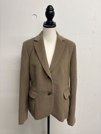 St.Emile Blazer aus Wolle & Angora beige Gr. 40