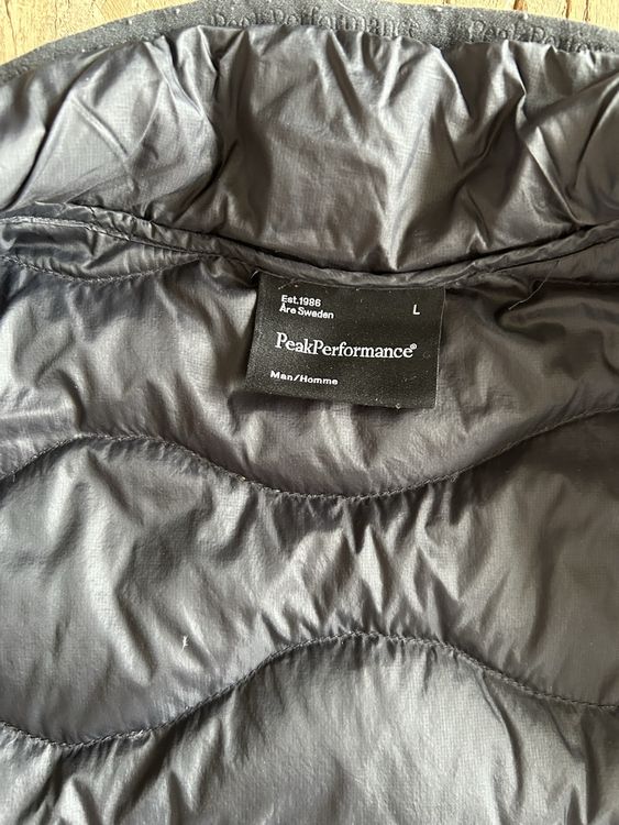 Peak Performance Daunenjacke - Herren - Gr. L - schwarz 5