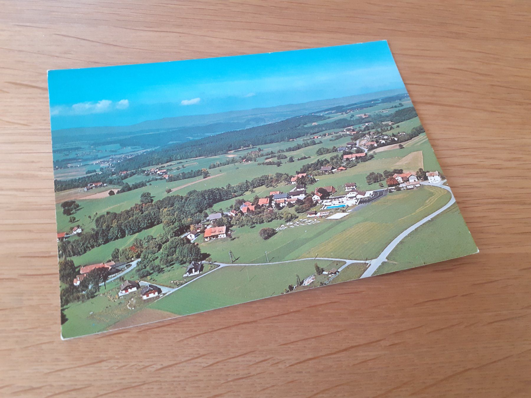 Cartoline postali: ECOTEAUX - VUE AERIENNE - 1983 – Usato da Winterthur venduto da Ornyx7