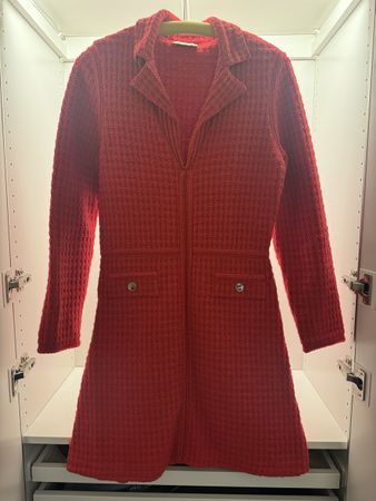 Sandro Red Knit Mini Dress