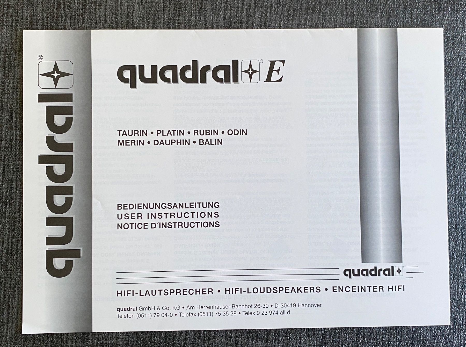Quadral Haut-parleurs: HIFI-Lautsprecher Quadral – D'occasion à Siselen BE par Helfi70 4