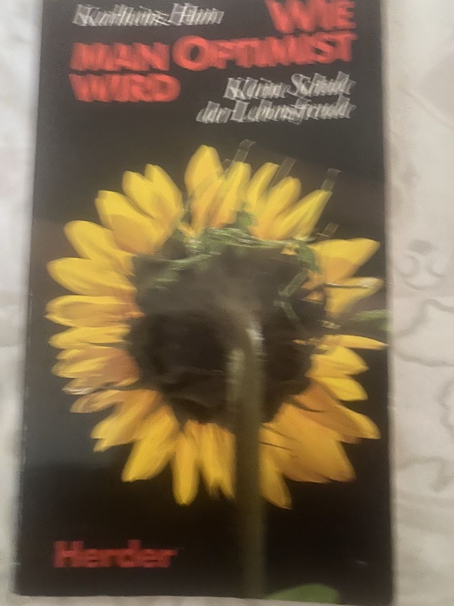 Libri: Wie man Optimist wird - Karlheinz Hum – Usato da Baden venduto da swiss-alps