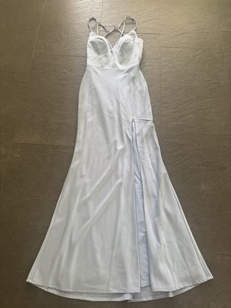 Cocktail Kleid hellblau von CAMILE la vie Gr. M