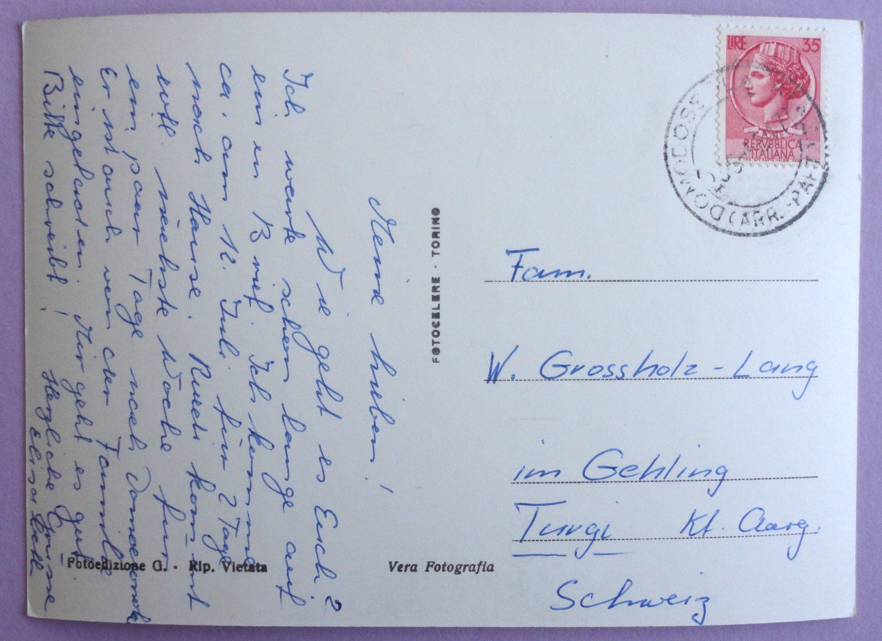 Cartes postales: Domodossola - Panorama – D'occasion à Fétigny par Billy2miny 1