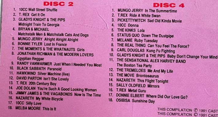 CD: Sounds Of The 70's 4CD Box – Usato da Muri b. Bern venduto da AdidasCollector 5