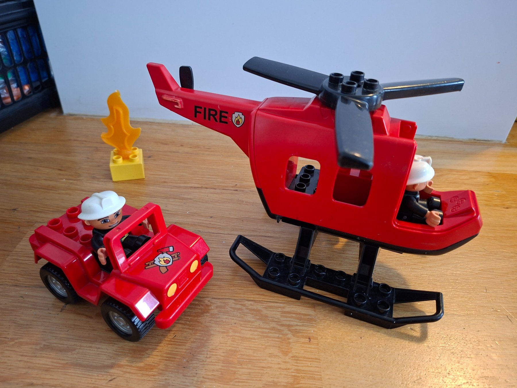 Lego Giocattoli: LEGO Duplo Feuerwehr-Hubschrauber – Usato da Balterswil venduto da Steineparadies 1