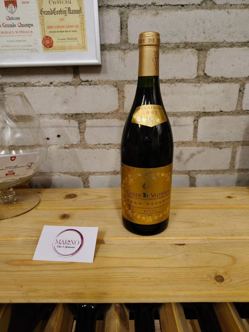 Rioja Wein: 1992 Conde de Valdemar Gran Reserva Rioja – Neu (gemäss Beschreibung) aus Münchenstein von wusmarino