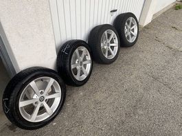 Set di 4 cerchi in lega Smart con pneumatici