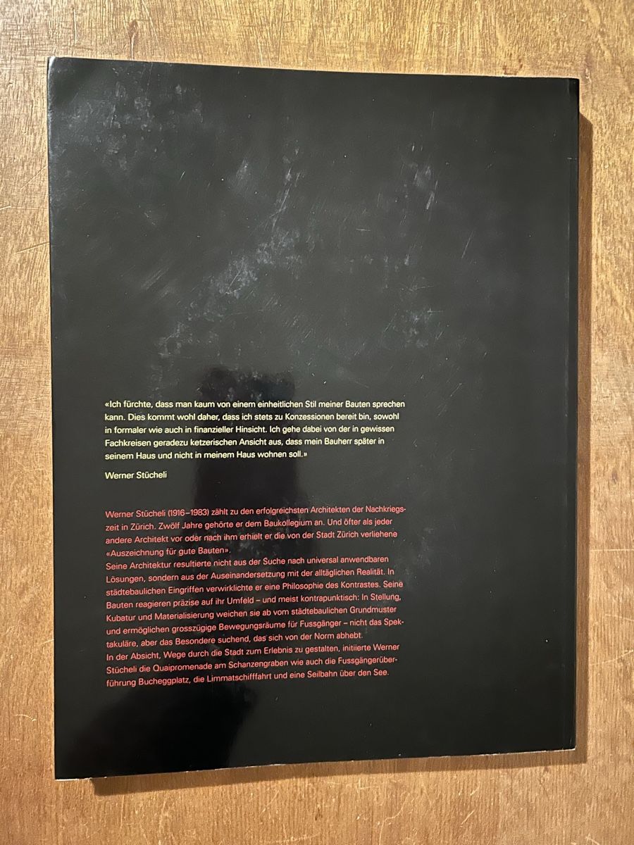 Libri: Werner Stücheli – gta – Usato da Zürich venduto da WWehrle 1