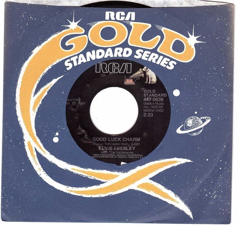 Dischi in vinile: Single7  Elvis Presley  --  Good luck Charm – Usato da Oberwil (Dägerlen) venduto da thespecials