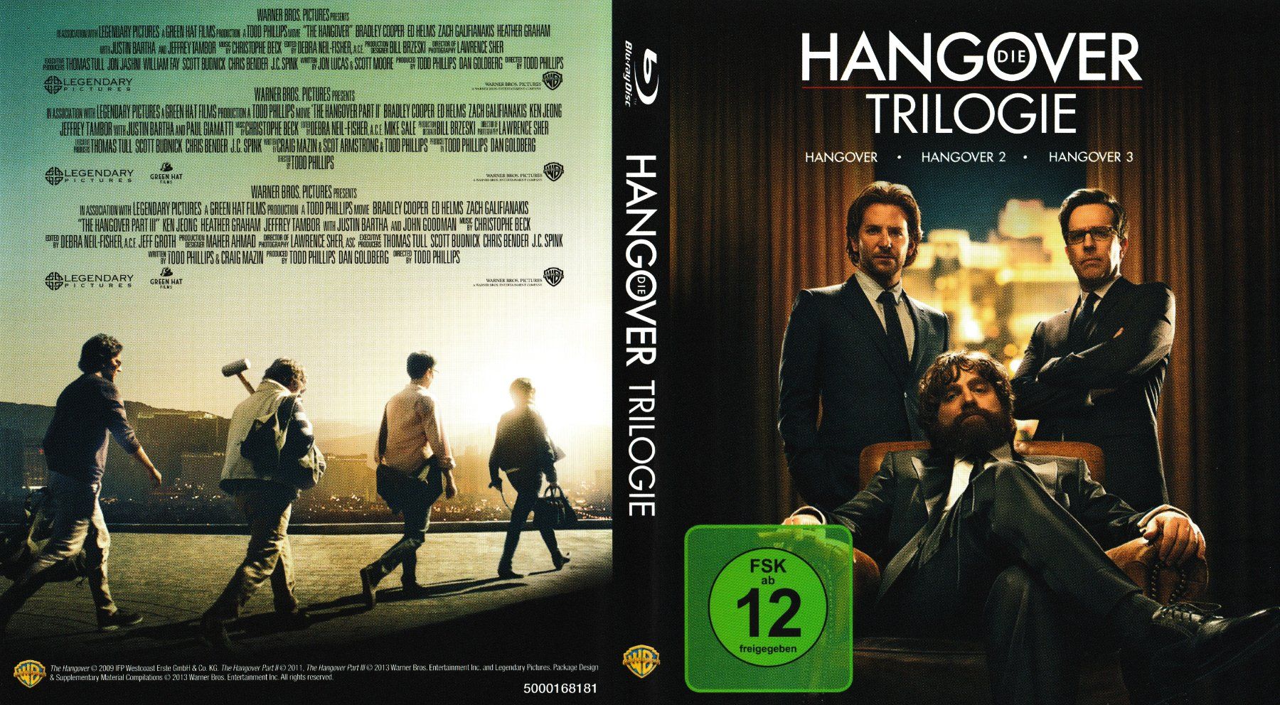 Tutti i DVDs: Blu-Ray - Hangover 1-3 (Die Trilogie) – Usato da Langnau am Albis venduto da MediaRescuerKeLoX