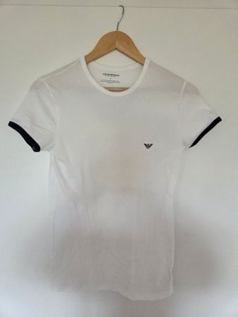 Emporio Armani Underwear T-Shirt Weiss Logo Gr. S