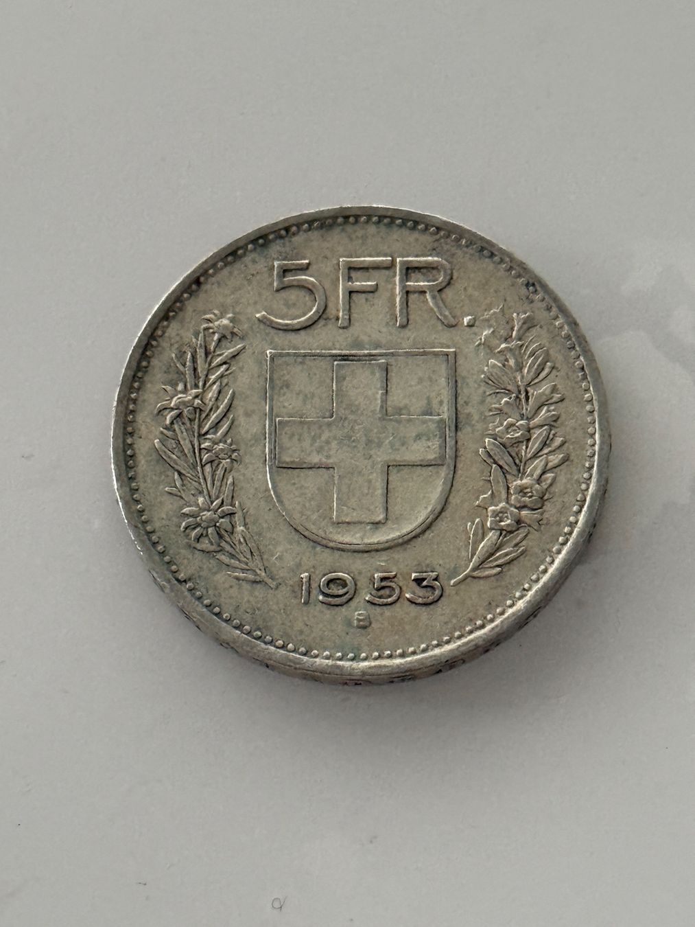 Toutes les monnaies: 5 Franken 1953  Silber – D'occasion à Wallisellen par SWISS_SILVER1 1