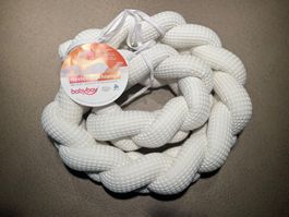 Nestschlange von Baybay 180 x 9 cm in ivory