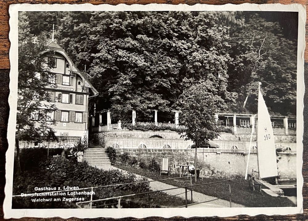 Zug Walchwil Gasthaus Z LÖwen 1949 Kaufen Auf Ricardo