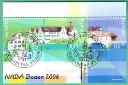 NABA Baden 2006   gestempelt Ersttag
