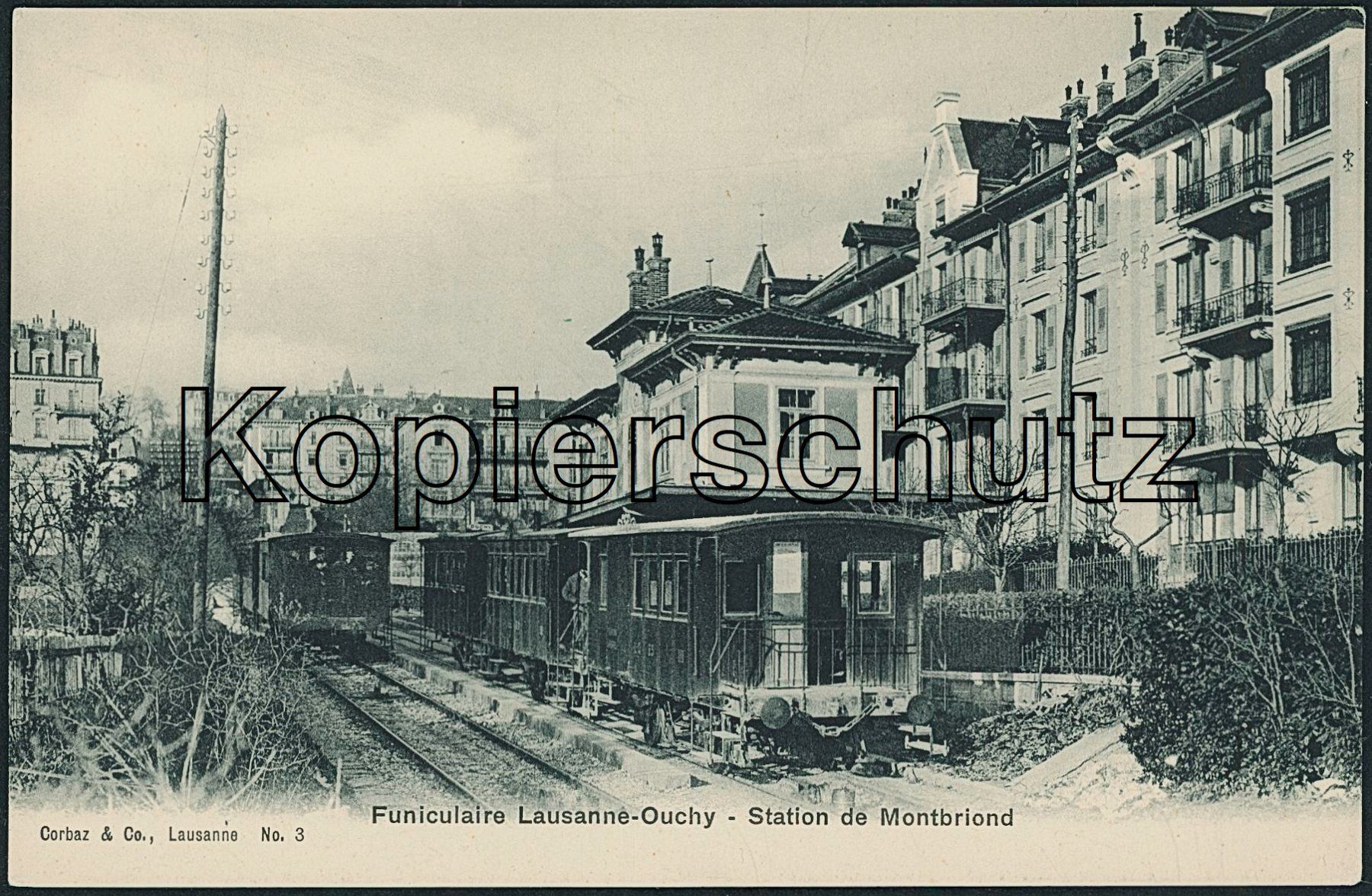 Cartoline postali: VDL Lausanne - Bahnhof - Bahn LO – Nuovo (secondo la descrizione) da Schindellegi venduto da leecollect