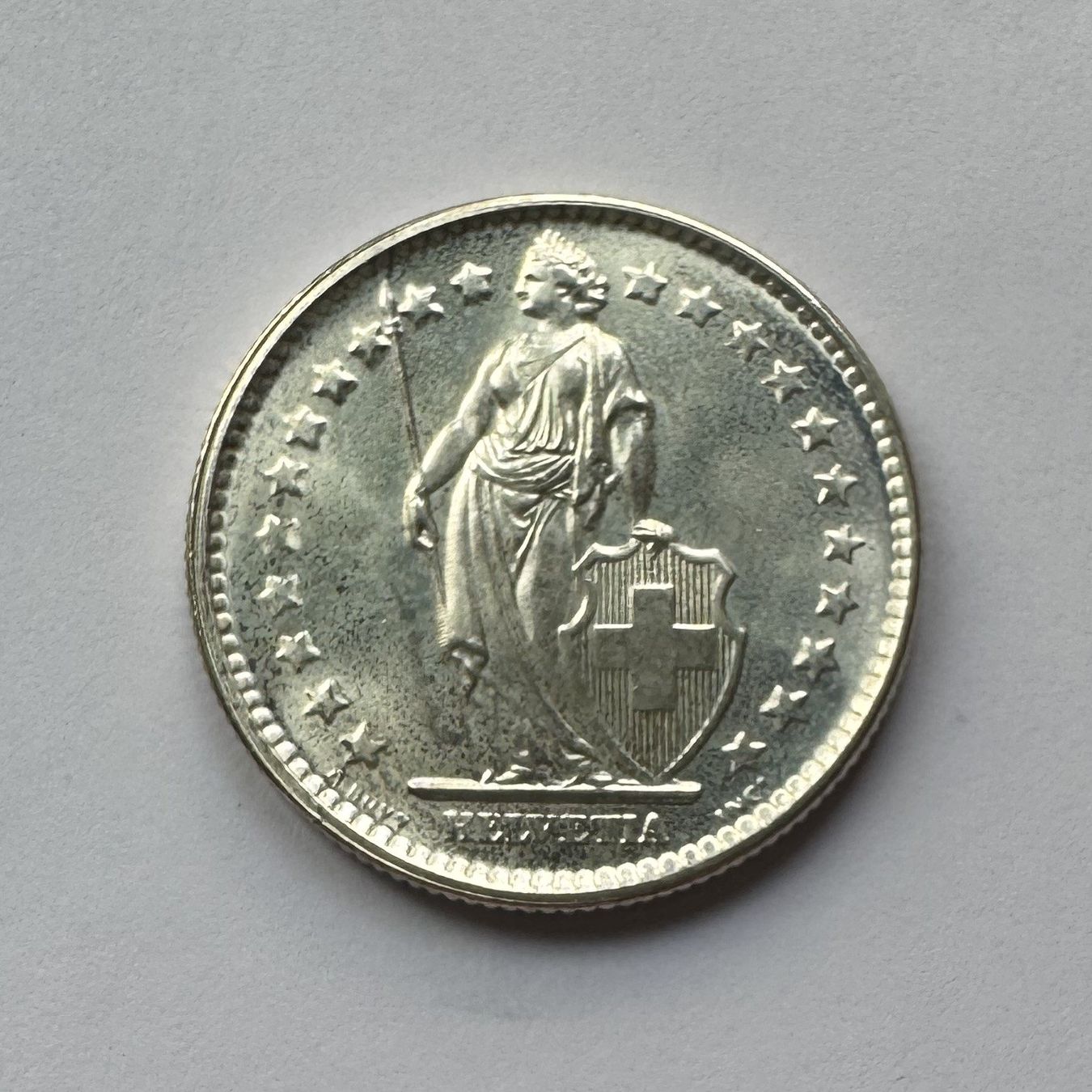 Toutes les monnaies: 1967 2 Franken stgl – Neuf (Voir description) à Kirchberg SG par Helveticus00 1