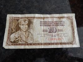 10 Dinar / Deset Dinara Jugoslavien 1968
